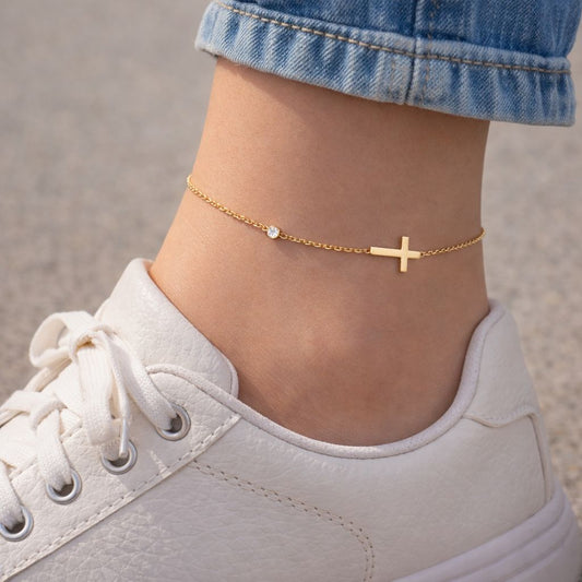 Bracelet Cheville - Céleste